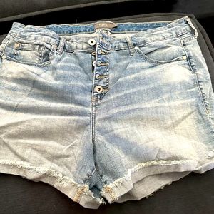 Torrid denim Jean shorts size 20